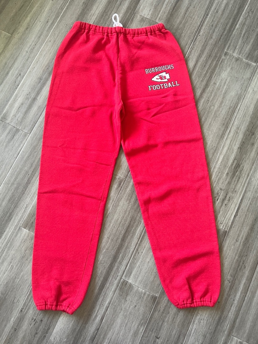 Vintage Red Russell Athletic John Burroughs High School Football Sweatpants L